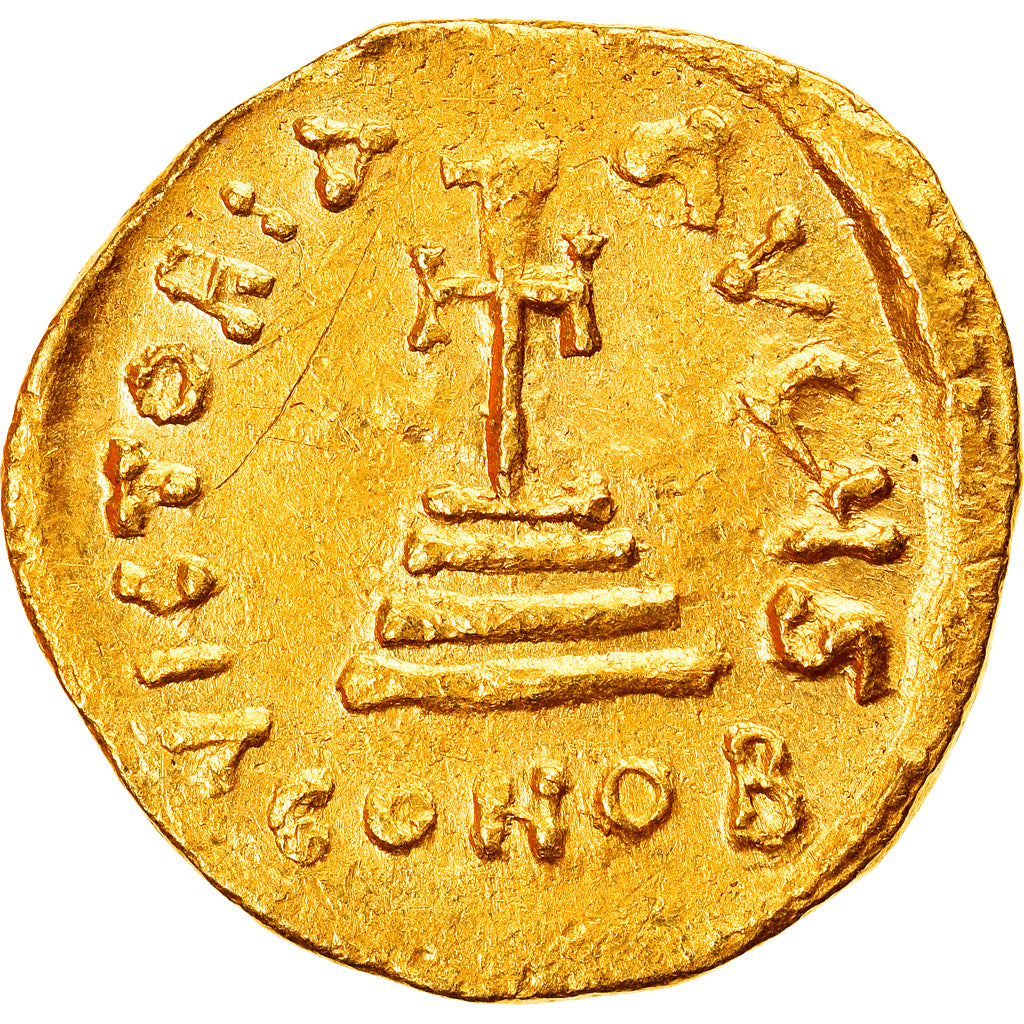 Monnaie, Heraclius, avec Heraclius Constantin, Solidus, 616-625, Constantinople