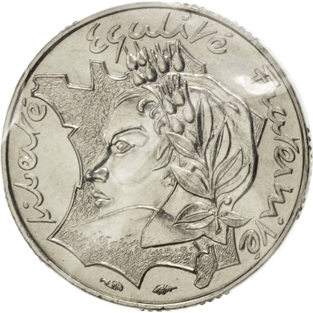 Coin, France, 10 Francs, 1986, MS(65-70), Nickel, KM:E132, Gadoury:824