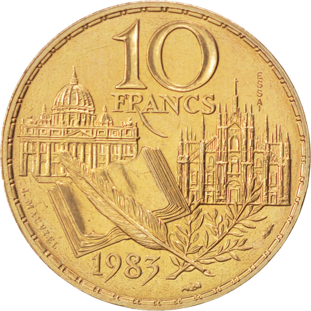 Monnaie, France, 10 Francs, 1983, SPL, Nickel-Bronze, KM:E126, Gadoury:817