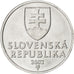 Münze, Slowakei, 10 Halierov, 2002, UNZ, Aluminium, KM:17