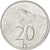 Moneda, Eslovaquia, 20 Halierov, 2002, SC, Aluminio, KM:18