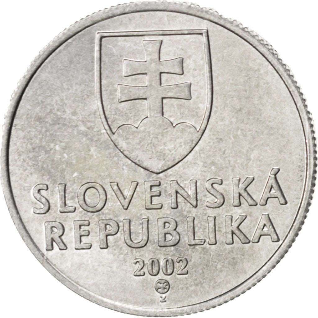 Moneta, Slovacchia, 20 Halierov, 2002, SPL, Alluminio, KM:18