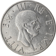 Coin, Italy, Vittorio Emanuele III, 2 Lire, 1939, Rome, AU(50-53), Stainless