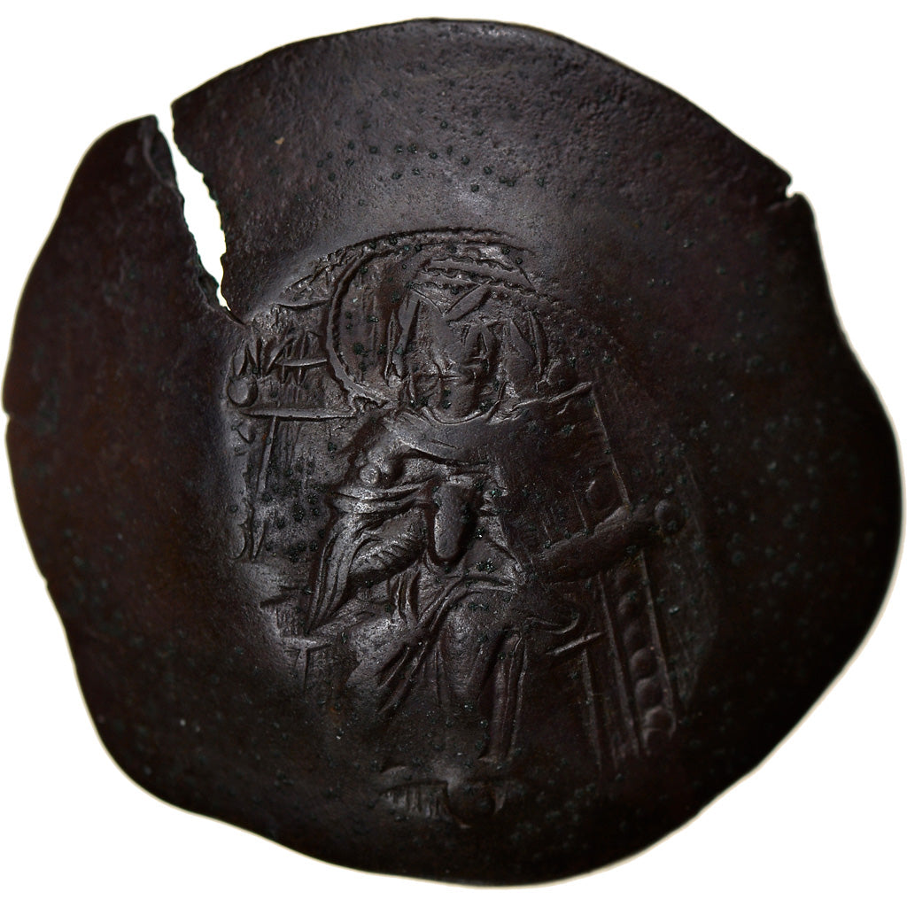 Monnaie, Isaac II Angelus, Aspron trachy, 1185-1195, Constantinople, TTB