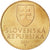 Moneta, Słowacja, Koruna, 2007, MS(63), Brąz platerowany stalą, KM:12