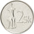 Moneda, Eslovaquia, 2 Koruna, 2003, SC, Níquel chapado en acero, KM:13