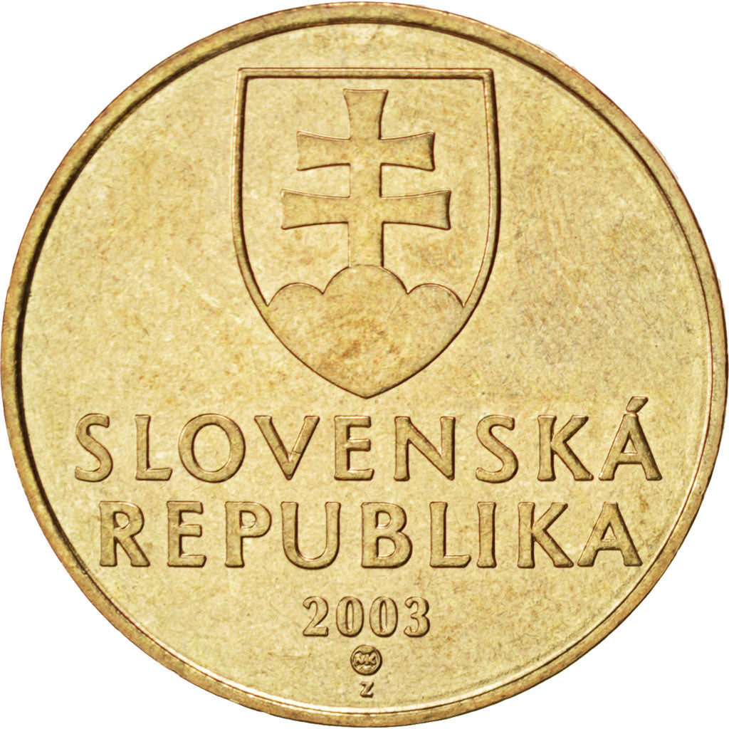 Moneta, Slovacchia, 10 Koruna, 2003, SPL, Alluminio-bronzo, KM:11