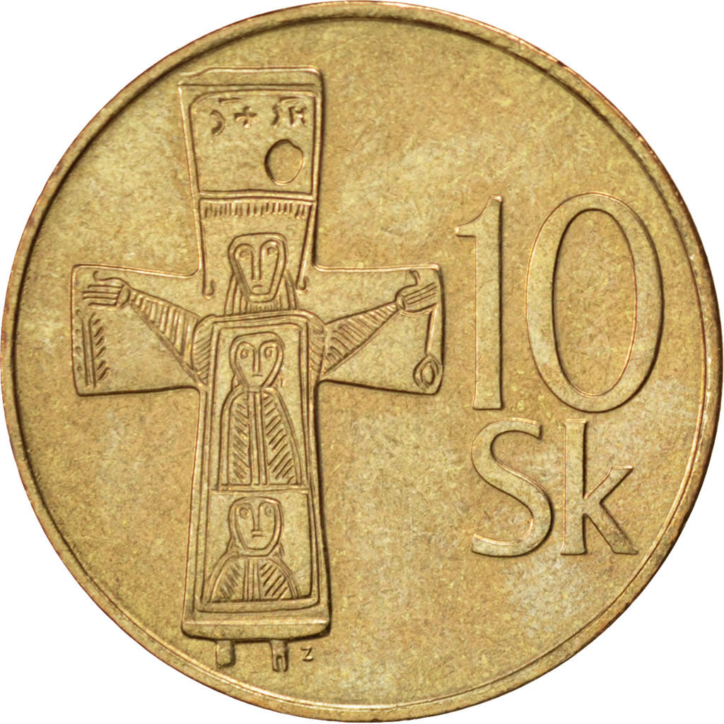 Moneta, Slovacchia, 10 Koruna, 2003, SPL, Alluminio-bronzo, KM:11