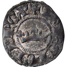 Moneda, Francia, Provence, Charles II d'Anjou, Obole coronat, BC+, Vellón