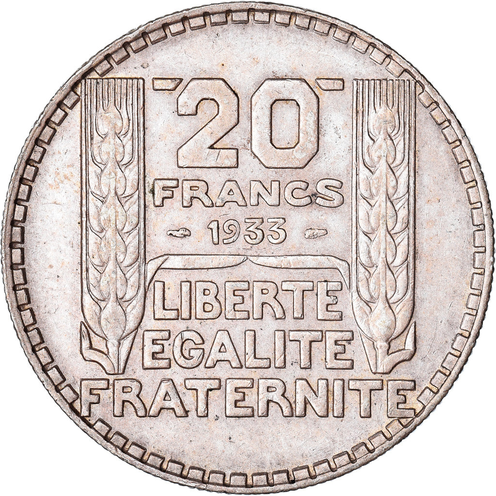 Monnaie, France, Turin, 20 Francs, 1933, Paris, TTB, Argent, Gadoury:852, KM:879