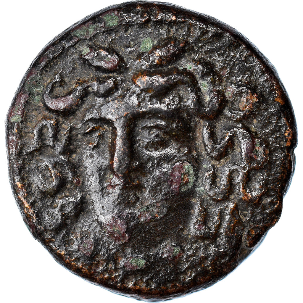 Monnaie, Thessalie, Larissa, Dichalque, 3ème siècle AV JC, TTB, Bronze