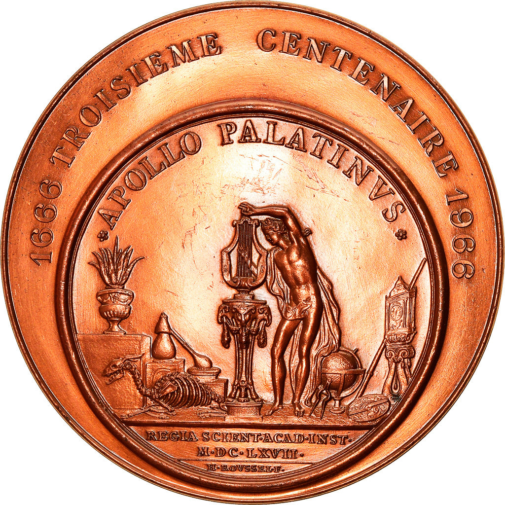 France, Medal, Académie des Sciences, Arts & Culture, 1966, Simon, MS(60-62)