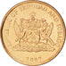 Moneda, TRINIDAD & TOBAGO, 5 Cents, 2007, SC, Bronce, KM:30