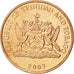 Monnaie, TRINIDAD & TOBAGO, 5 Cents, 2007, SPL, Bronze, KM:30