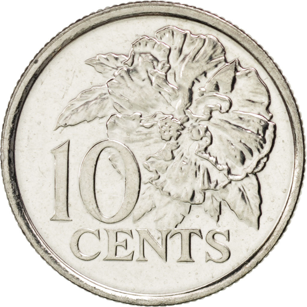 Monnaie, TRINIDAD & TOBAGO, 10 Cents, 2006, SPL, Copper-nickel, KM:31