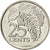 Moneta, TRYNIDAD I TOBAGO, 25 Cents, 2006, MS(63), Miedź-Nikiel, KM:32