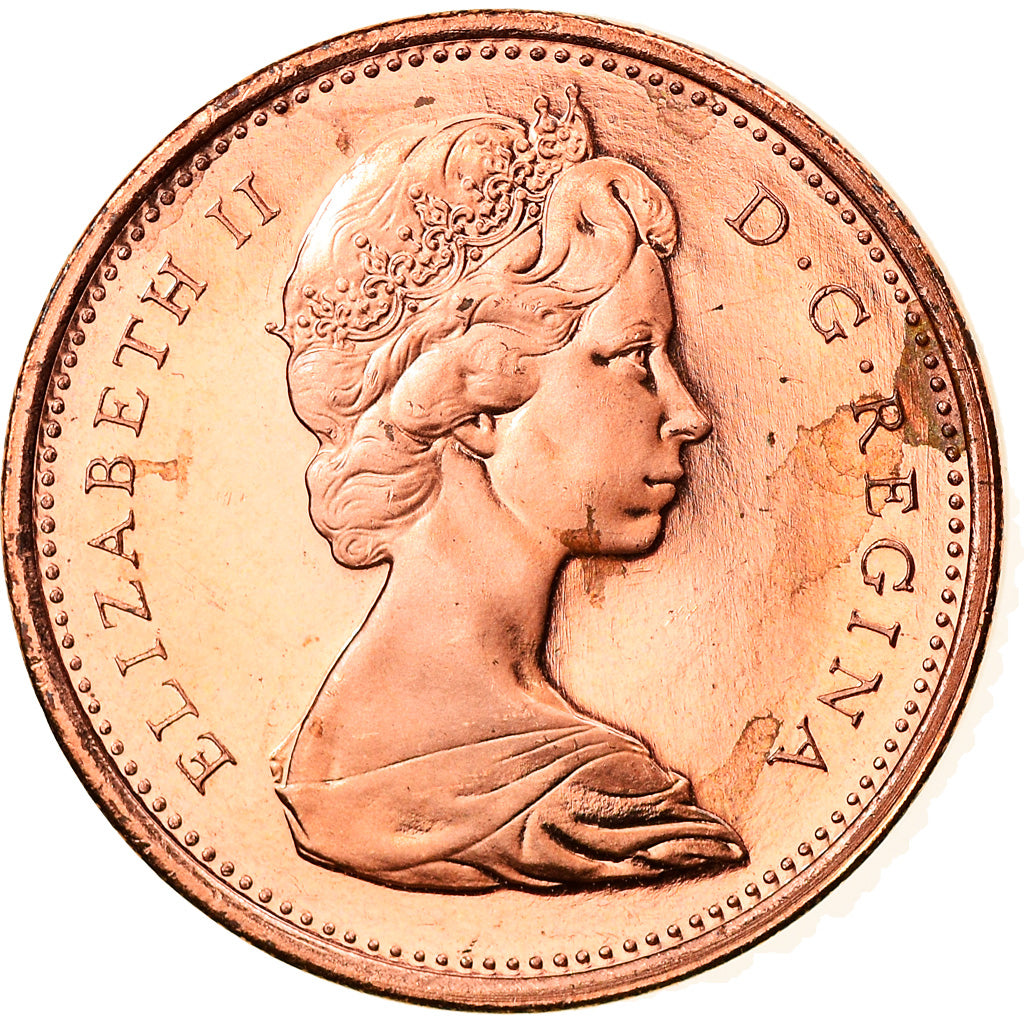 Moneda, Canadá, Elizabeth II, Cent, 1967, Royal Canadian Mint, Ottawa, SC+