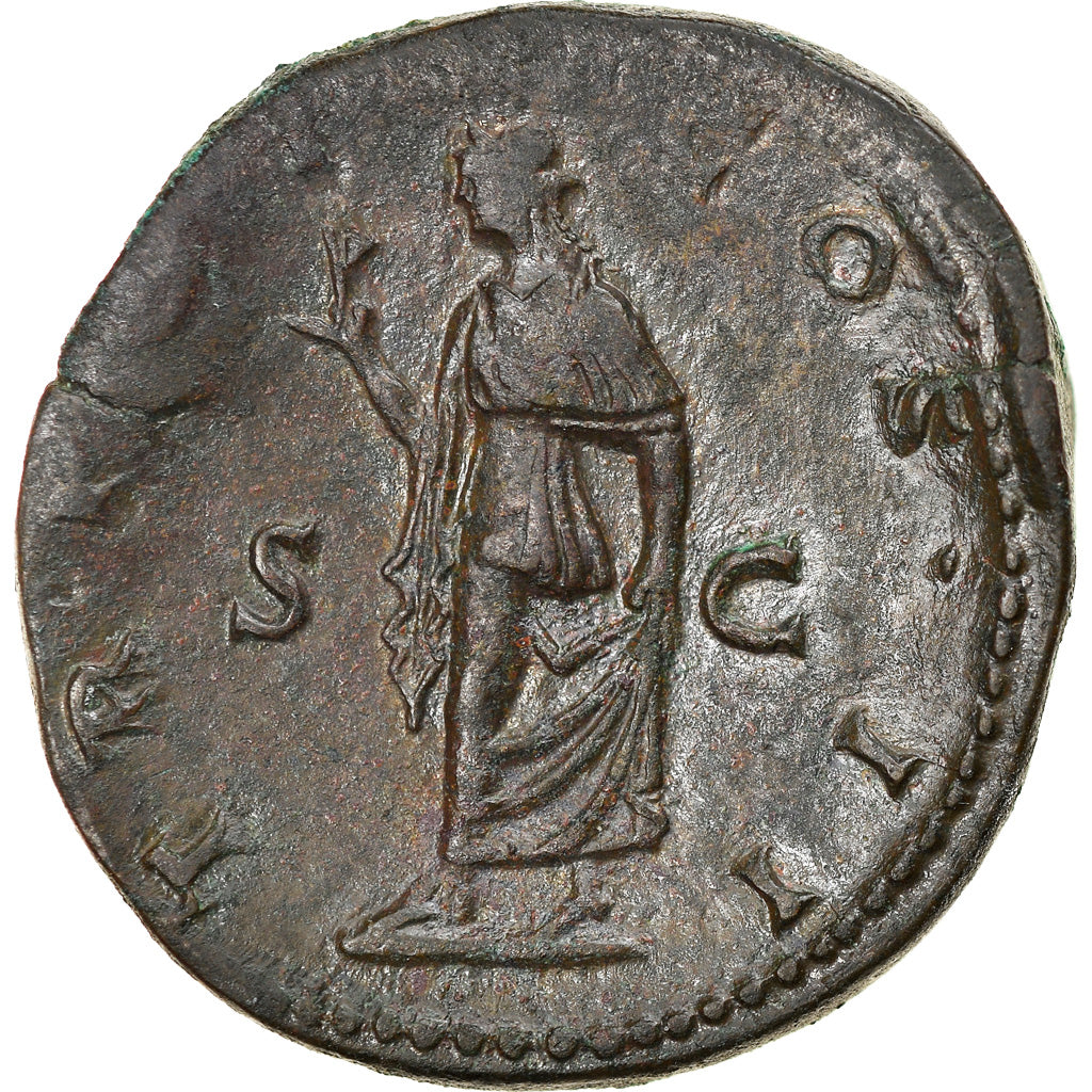 Lucius Aelius, Sestertius, 137, Rome, Bronze, AU(50-53), RIC:2695