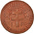 Moneda, Madagascar, Franc, 1943, Pretoria, MBC, Bronce, KM:2