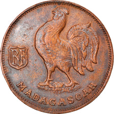 Coin, Madagascar, Franc, 1943, Pretoria, EF(40-45), Bronze, KM:2