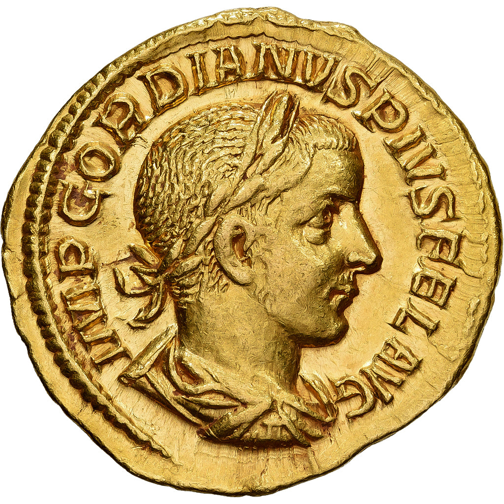 Gordian III, Aureus, 241-243, Rome, Dourado, AU(50-53), RIC:108