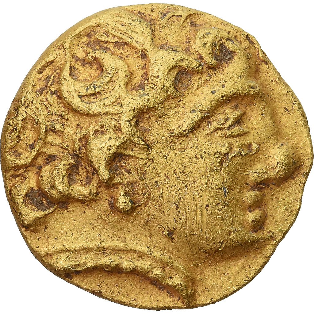 Carnutes, 1/4 Stater, 3rd-2nd century BC, Unpublished, Dourado, EF(40-45)