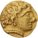 Carnutes, 1/4 Stater, 3rd-2nd century BC, Unpublished, Dourado, EF(40-45)