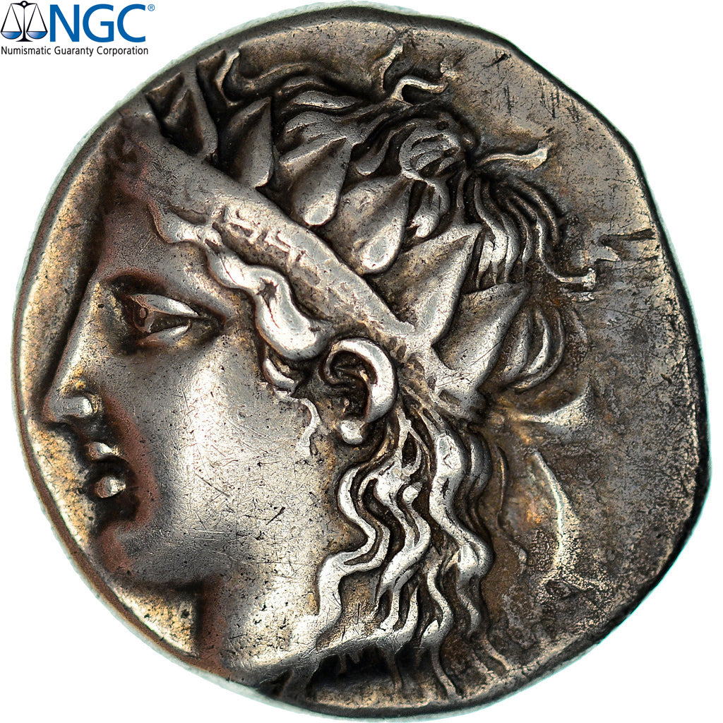 Lucania, Nomos, ca. 400-340 BC, Metapontum, Silber, NGC, CH VF★, HGC:1-1050