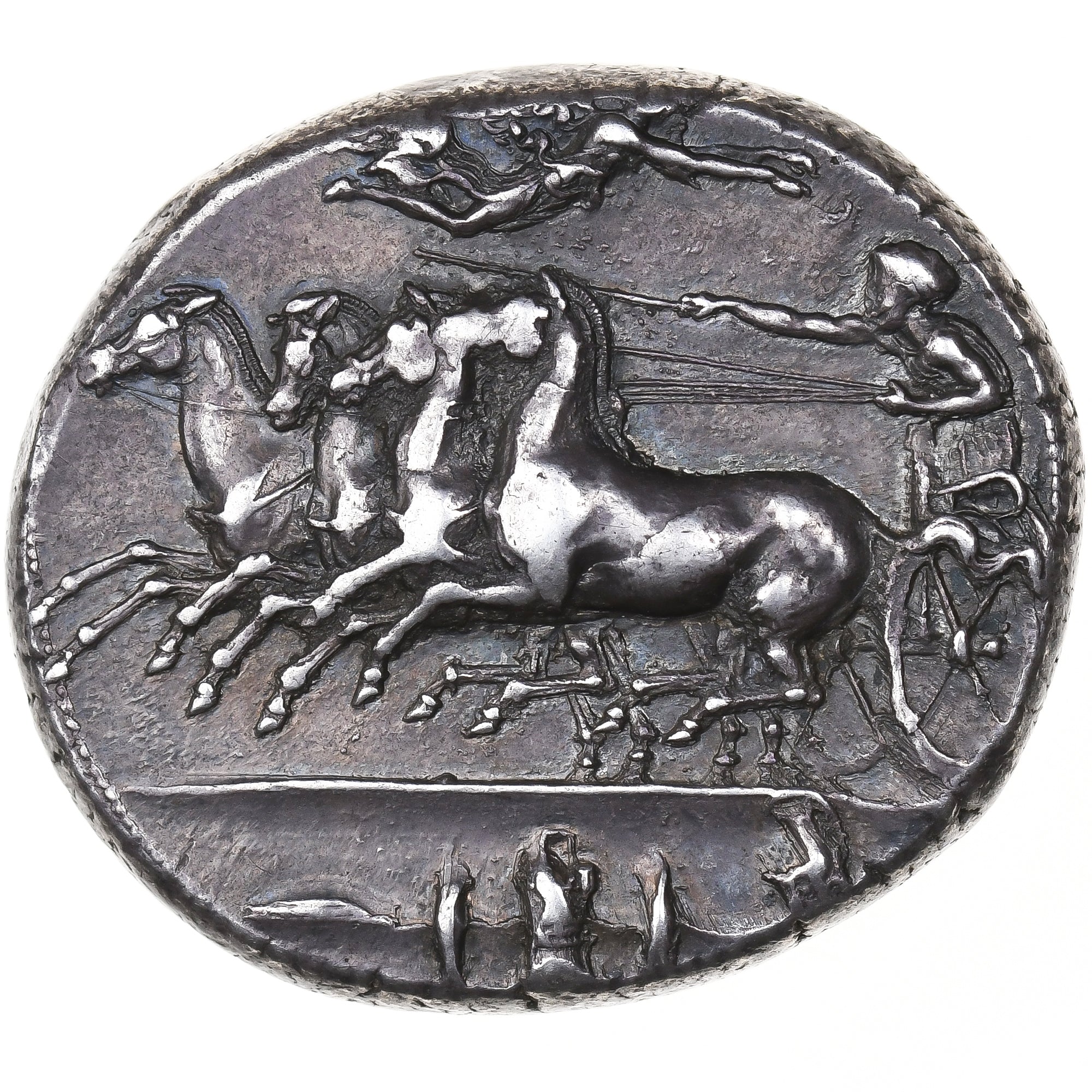 Sicily, Dionysios I, Decadrachm, 405-400 BC, Syracuse, Unsigned work by Kimon