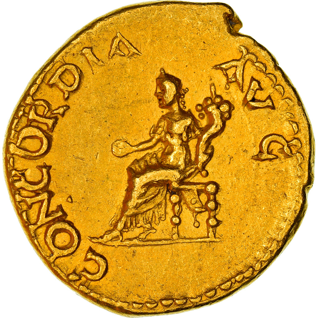 Vespasian, Aureus, 69-70, Uncertain Western Mint, Extremely rare, Oro, BB+