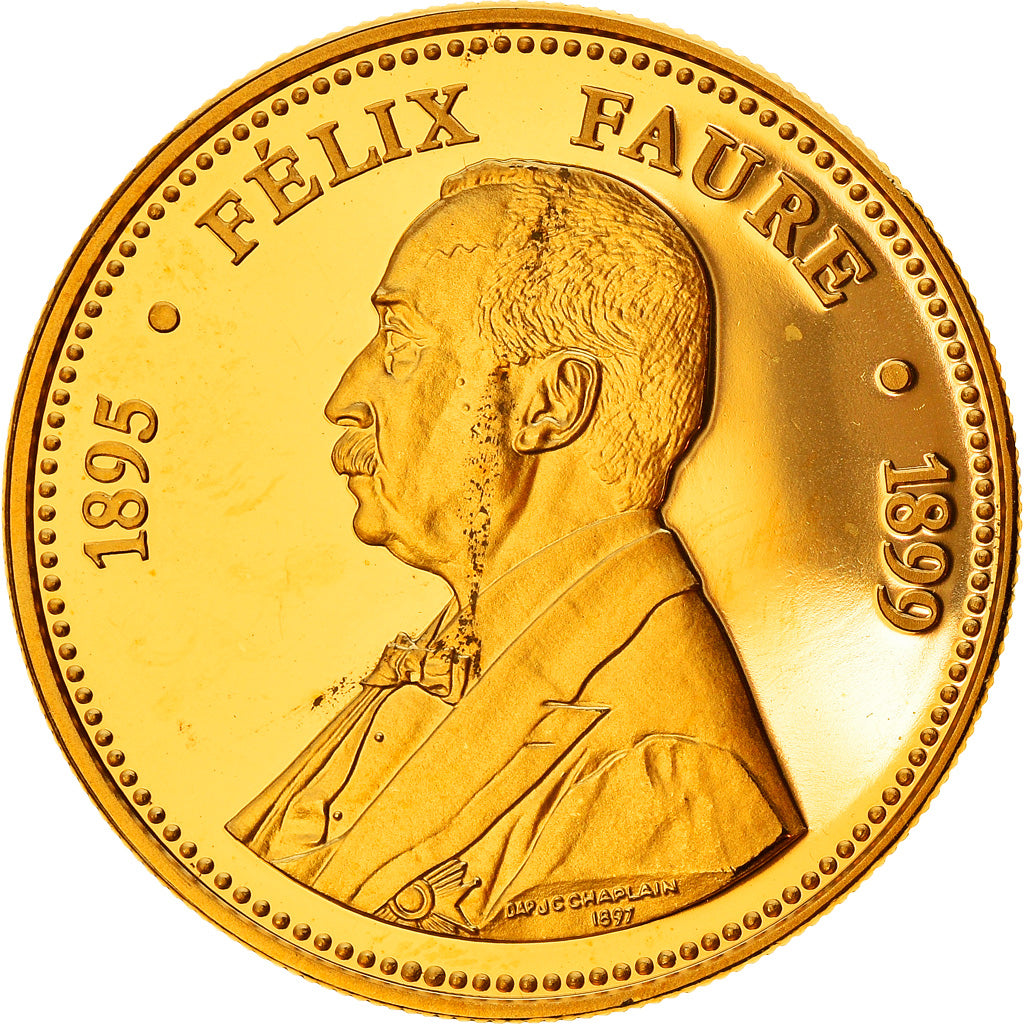 Francia, medaglia, Les Présidents de la République, Félix Faure, Politics