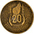 Moeda, Madagáscar, 20 Francs, 1953, Paris, EF(40-45), Alumínio-Bronze, KM:7