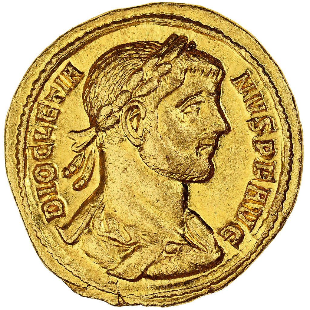 Diocletian, Aureus, 284-294, Rome, Very rare, Oro, EBC, RIC:146