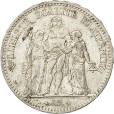 Coin, France, Hercule, 5 Francs, 1876, Paris, EF(40-45), Silver, KM:820.1