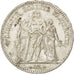 Moneda, Francia, Hercule, 5 Francs, 1876, Paris, MBC, Plata, KM:820.1