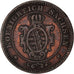 Coin, German States, SAXONY-ALBERTINE, Johann, 2 Pfennig, 1864, EF(40-45)
