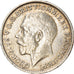 Munten, Groot Bretagne, George V, 3 Pence, 1917, ZF, Zilver, KM:813