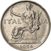 Moeda, Itália, Vittorio Emanuele III, Lira, 1924, Rome, EF(40-45), Níquel
