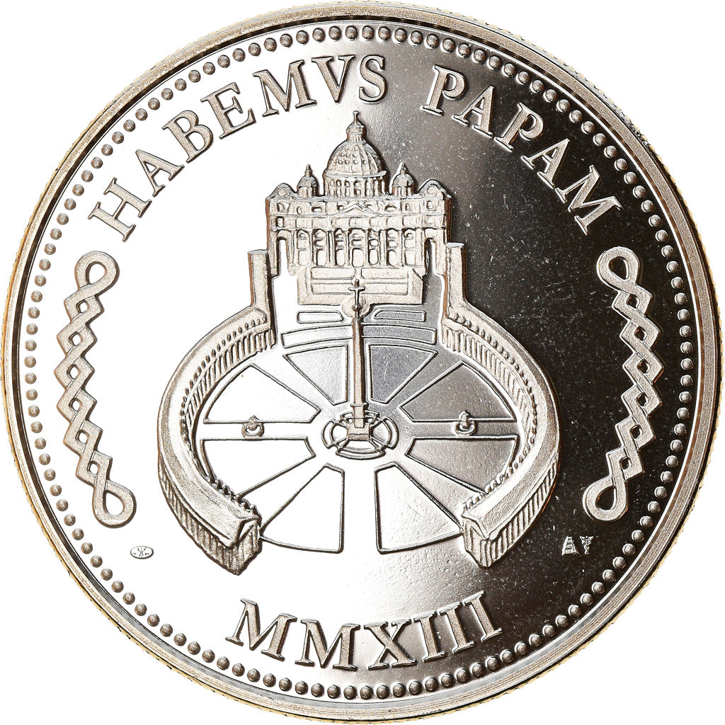 Vaticaan, Medaille, Le Pape François, Religions & beliefs, FDC, Copper-nickel