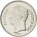 Moneta, Venezuela, 5 Bolivares, 1989, MS(63), Nikiel powlekany stalą, KM:53a.1