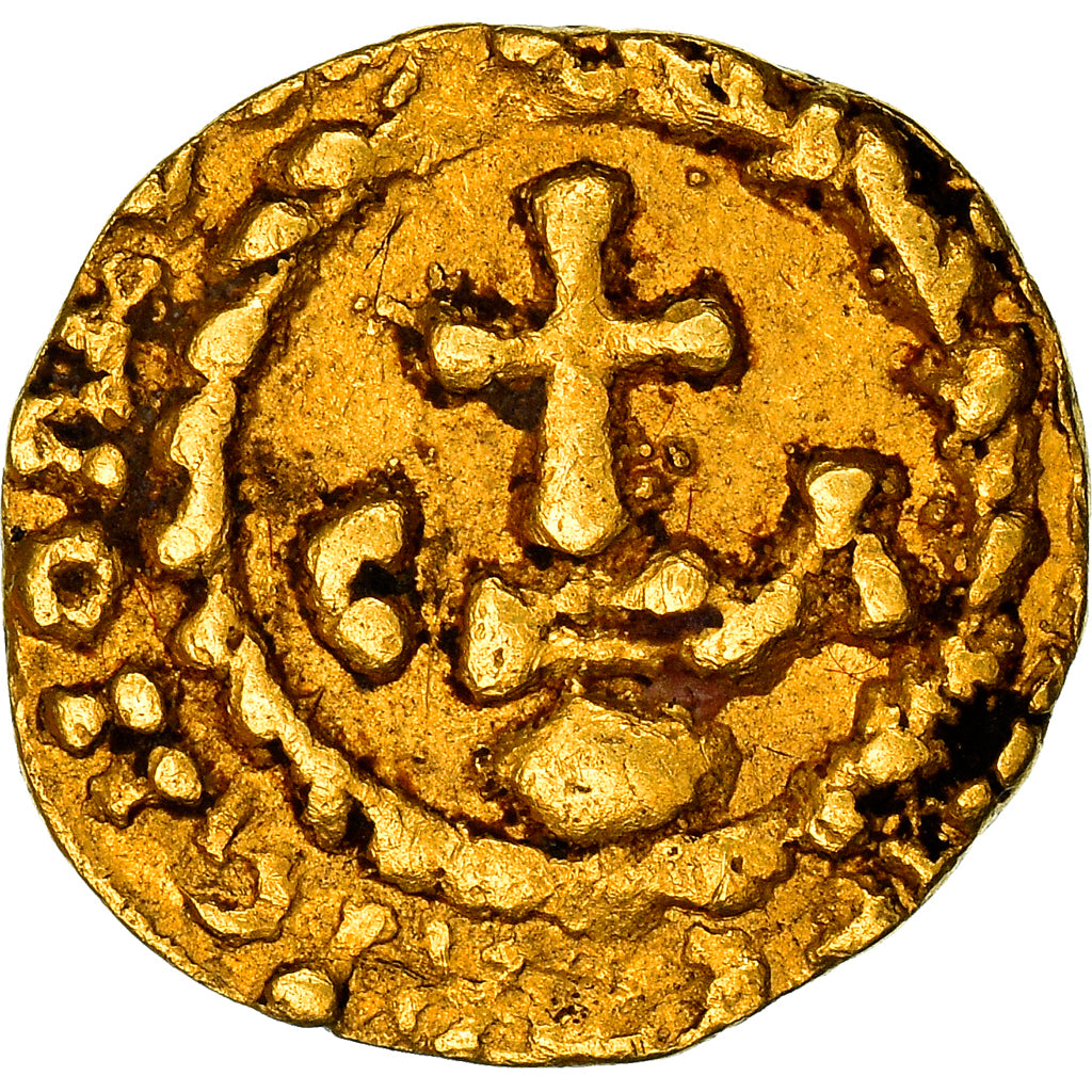 Francia, Triens, 620-640, Chalon-sur-Saône, Oro, BB, Belfort:1135var
