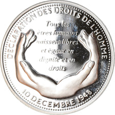 France, Medal, Déclaration des Droits de l'Homme, Politics, MS(65-70), Silver