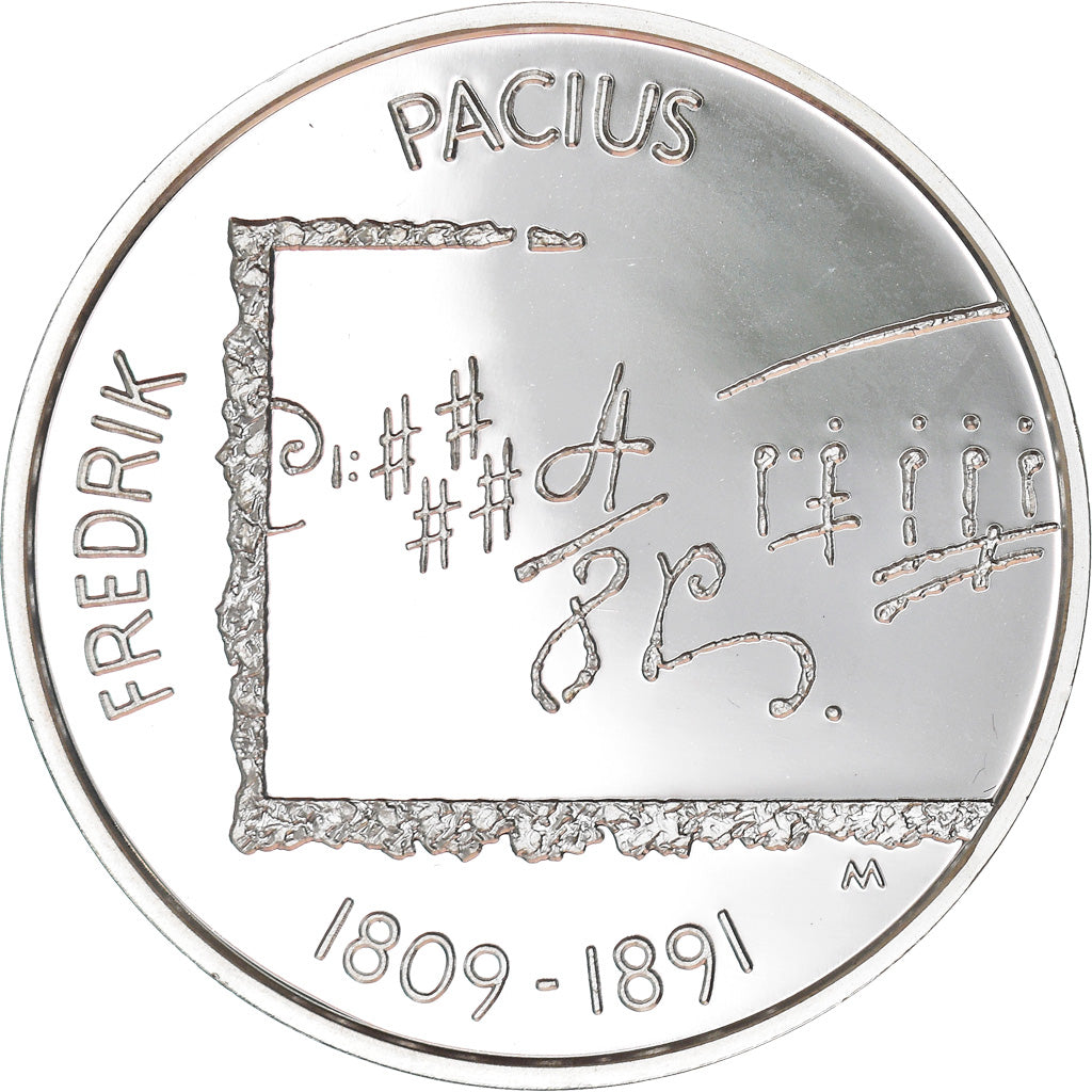 Finlandia, 10 Euro, Frederik Pacius, 2009, Vantaa, Proof, MS(65-70), Srebro