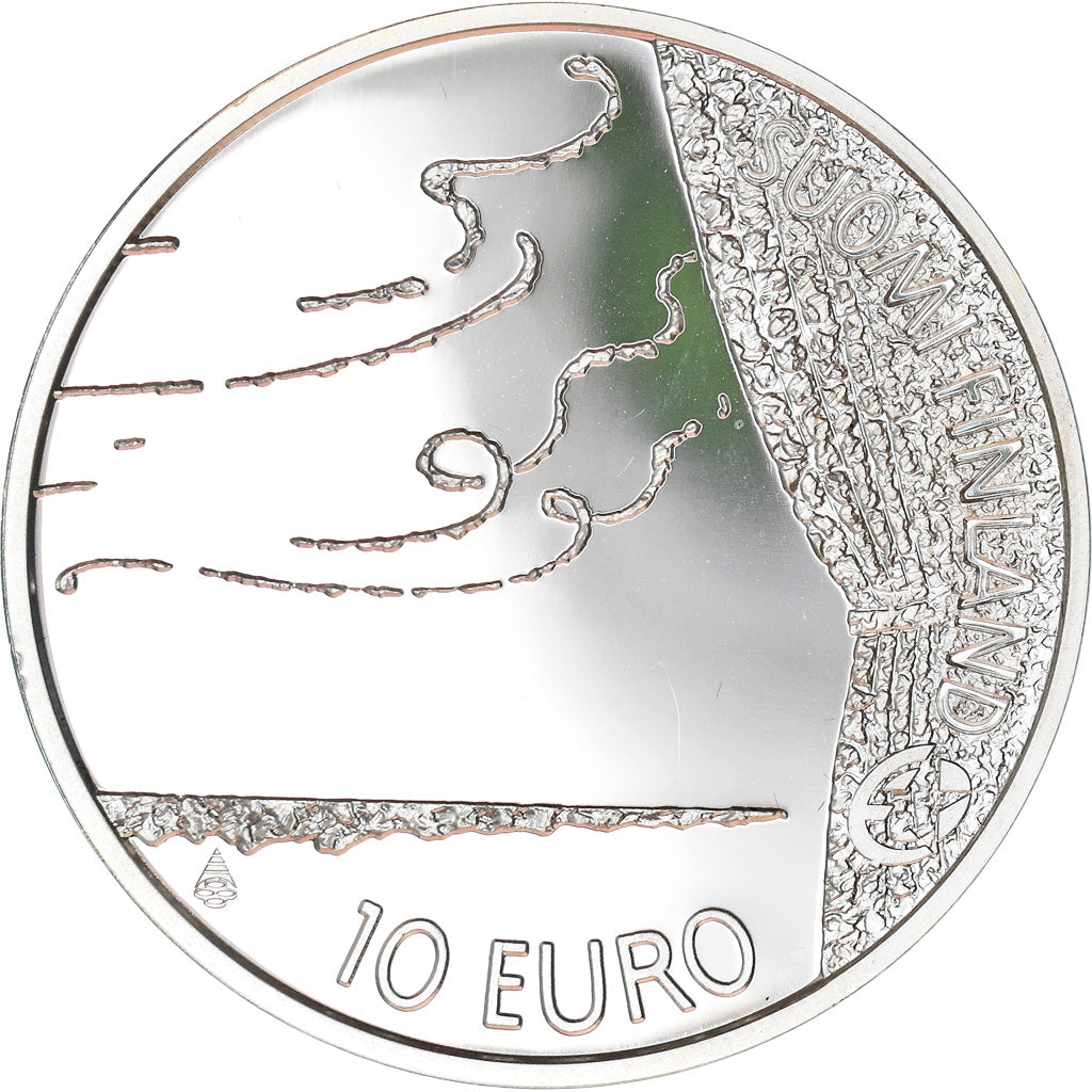 Finlandia, 10 Euro, Frederik Pacius, 2009, Vantaa, Proof, MS(65-70), Srebro