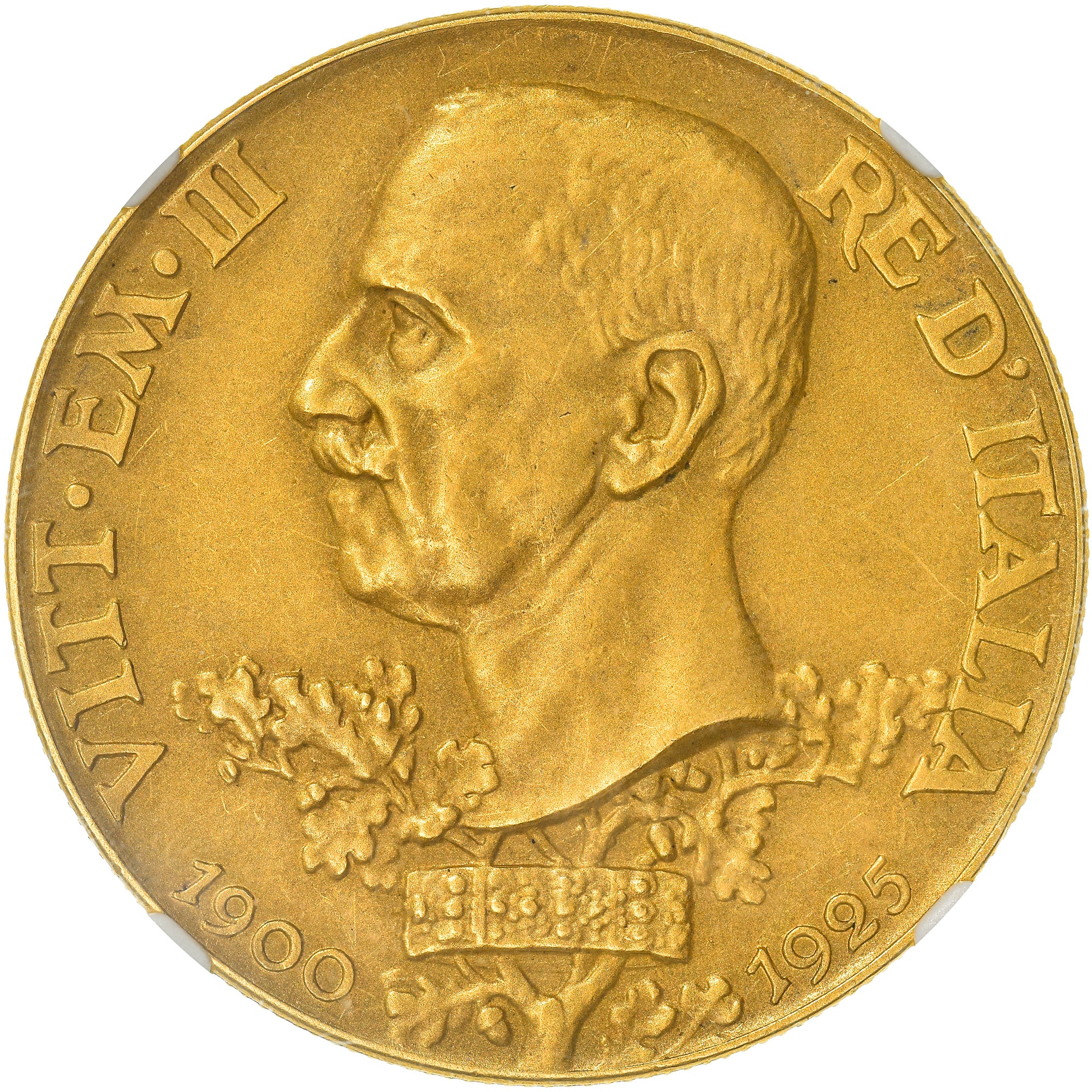 Italy, Vittorio Emanuele III, 100 Lire, 1925, Rome, Gold, NGC, PF62, KM:66