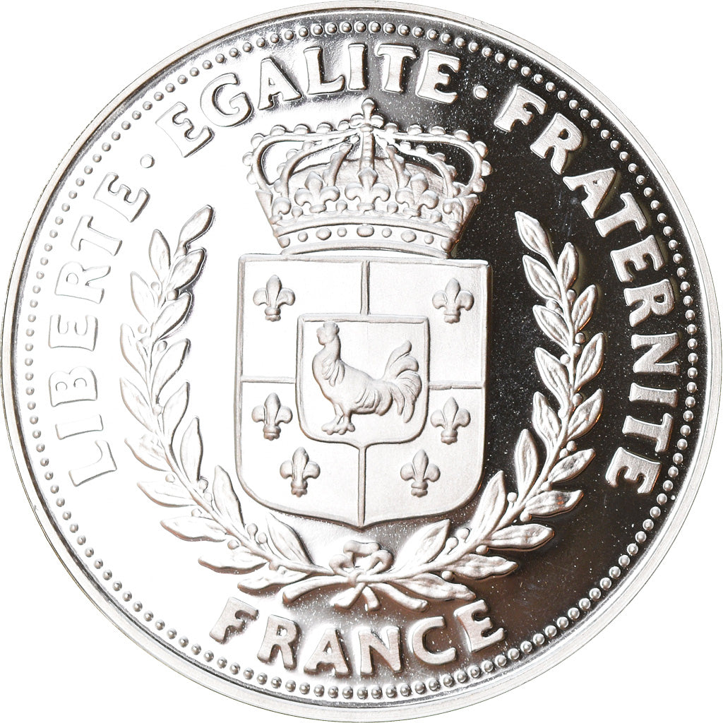 France, Medal, La Bataille de Bir Hakeim, WAR, MS(65-70), Silver