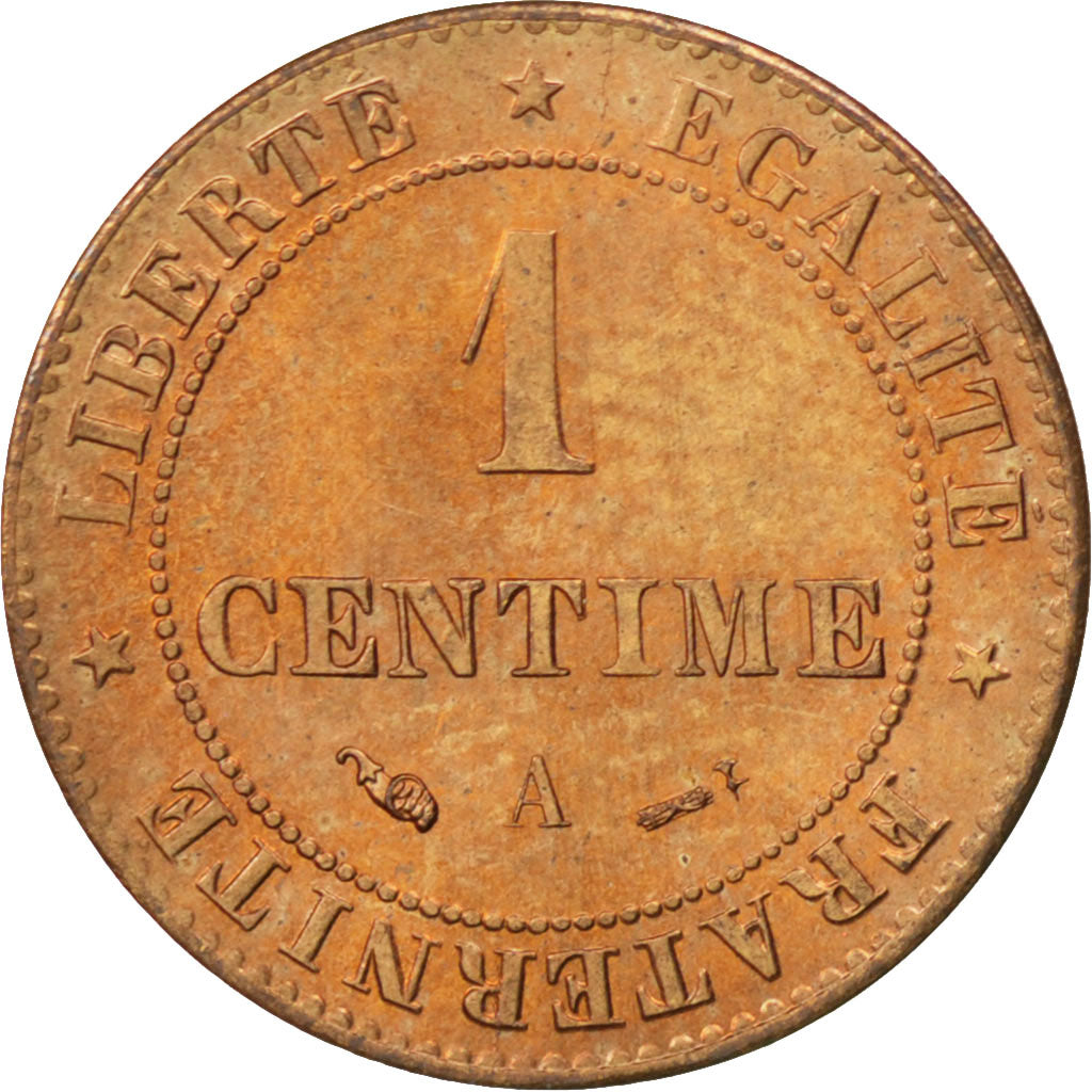 Münze, Frankreich, Cérès, Centime, 1884, Paris, STGL, Bronze, KM:826.1