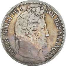 Moneta, Francia, Louis-Philippe, 5 Francs, 1831, Paris, MB, Argento, KM:745.1