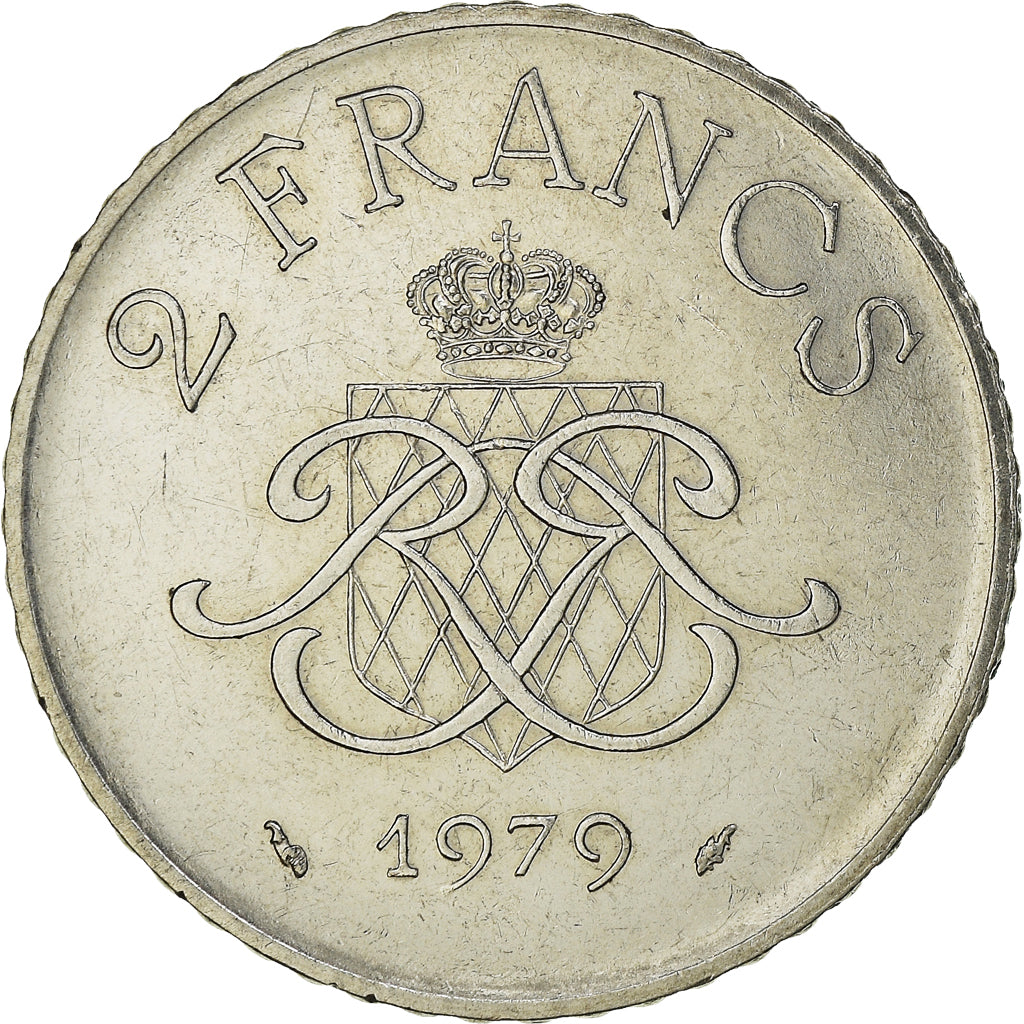 Moneta, Monaco, Rainier III, 2 Francs, 1979, SPL-, Nichel, KM:157, Gadoury:MC