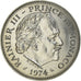 Coin, Monaco, Rainier III, 5 Francs, 1974, MS(64), Copper-nickel, KM:150